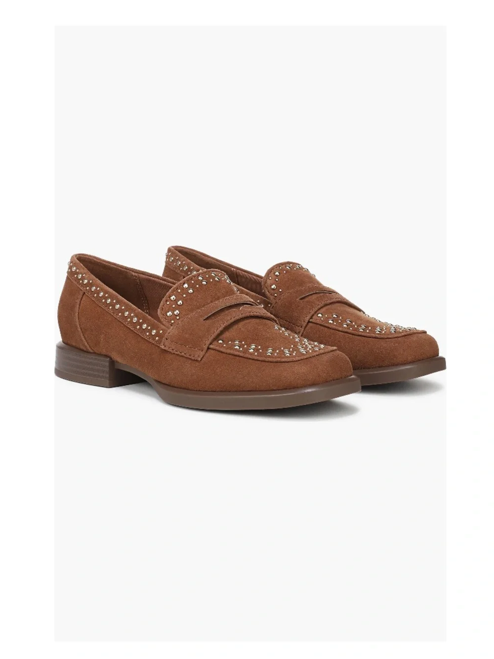 27 EDIT Naturalizer Haven 2 Penny Loafers Dark Chestnut Suede Women’s 8